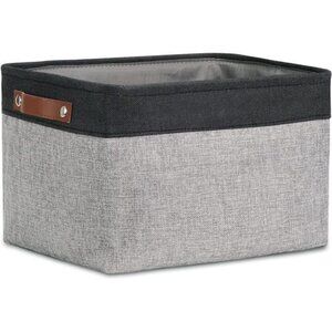 Fabric Storage Basket for Shelves/Closets, Collapsible Rectangle Basket